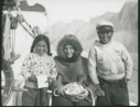 Image of Miriam with an Eskimo [Inuit] brother and sister